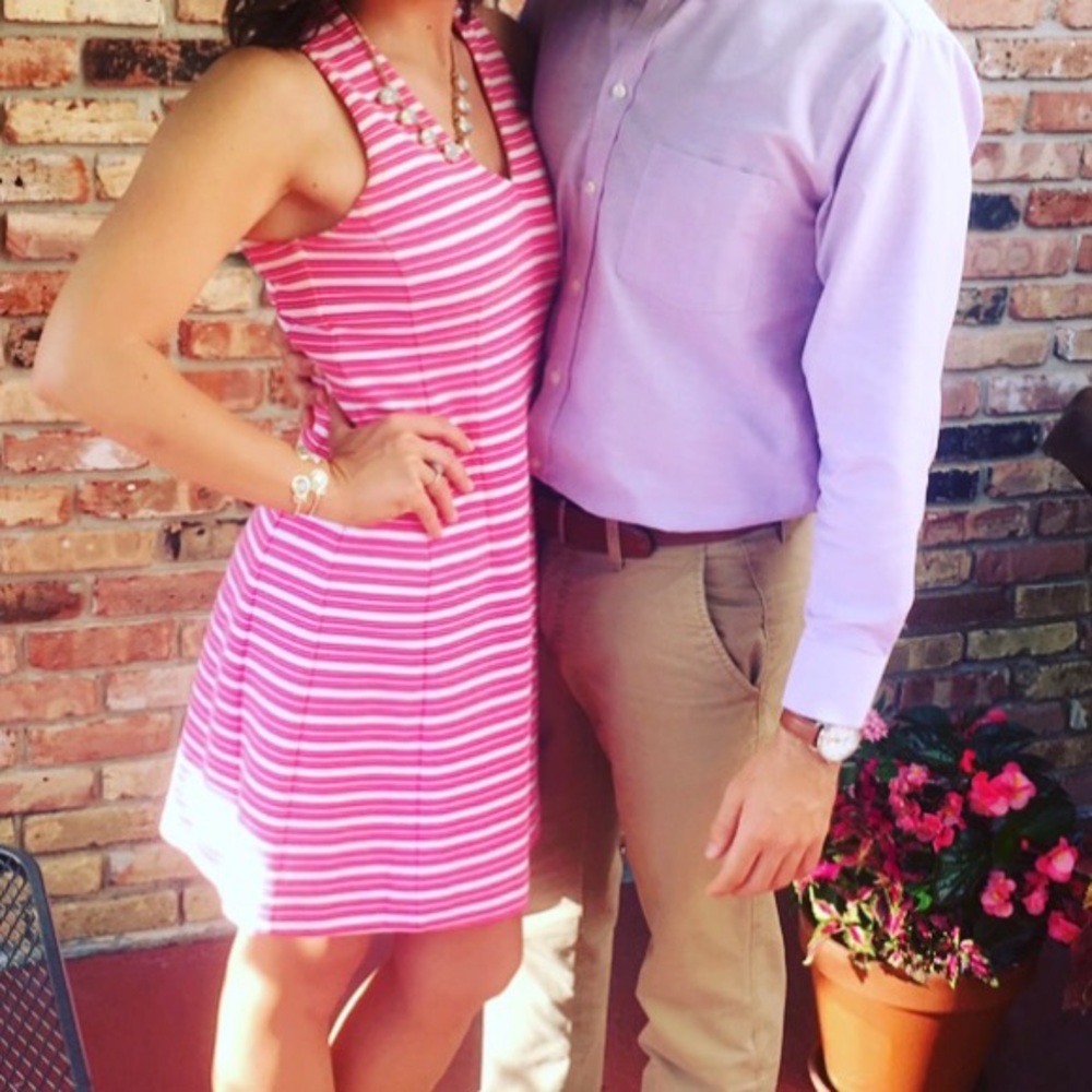 Pink and white Lilly Pulitzer dress